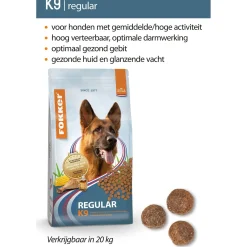 Fokker Dog Regular K9 - Hondenvoer - 20 kg