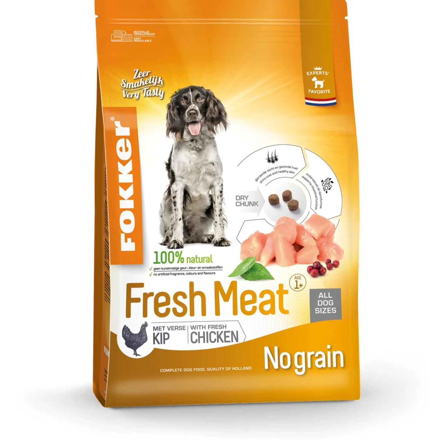 Fokker Plus Fresh Meat Kip&Aardappel - Hondenvoer