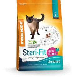 Fokker Steri-Fit Skin & Coat - Kattenvoer