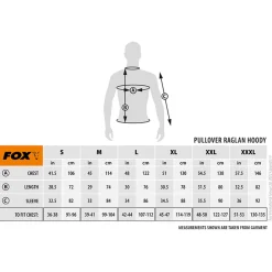 Fox Black / Camo Raglan Hoodie - Vesten & truien - Small