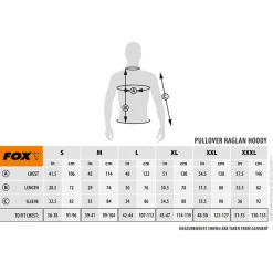 Fox Black / Camo Raglan Hoodie - Vesten & truien - Medium