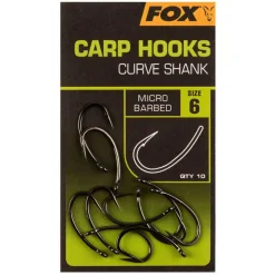 Fox Hooks - Curve Shank - Size 6 - Haken - Size 6