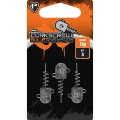 Fox Rage Corkscrew Bullet Jig Heads 10g X 3pc - Jig -