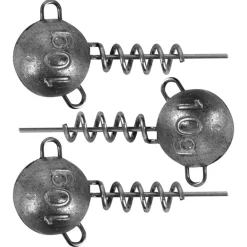 Fox Rage Corkscrew Round Jig Heads 10g X 3pc - Jig -