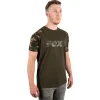 Fox Raglan Khaki / Camo Sleeve T - Shirts - Xl