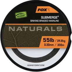 Fox Sub Nat Braid X 300m 0.30mm 55lb/24.9kg - Gevlochten lijn -
