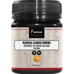 Frama Manuka 240mgo Honing - Supplement - 250 g Hond-Paard