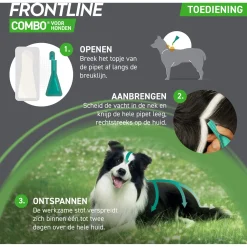 Frontline Combo Spot On 2 Medium Hond Medium - Anti vlooien en tekenmiddel