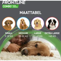 Frontline Combo Spot On 2 Medium Hond Medium - Anti vlooien en tekenmiddel