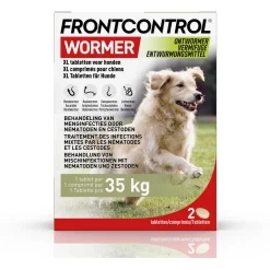 Frontline Frontcontrol Hond Xl - Apotheek - 2 tab >35 Kg Xl