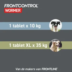 Frontline Frontcontrol Hond Xl - Apotheek - 2 tab ><noscript><img width=