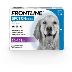 Frontline Frontline Spot-On Hond L - Apotheek - 2.68 ml 3 pip 20-40 Kg L