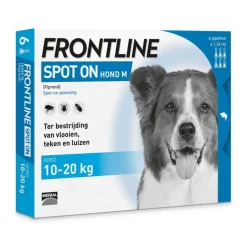 Frontline Spot On 2 Medium Hond Medium - Anti vlooien en tekenmiddel