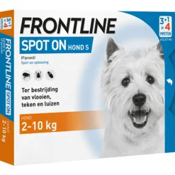 Frontline Spot On 1 Small Hond Small - Anti vlooien en tekenmiddel