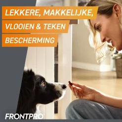 Frontpro Hond - Anti vlooien en tekenmiddel - 3 tab >10-25 Kg Large