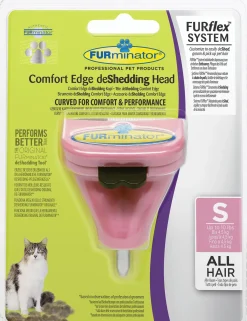 Furminator Furflex Cat Deshedding Tool - Kattenvachtkam - 12x4.5x15.5 cm Pink Alle Haartype Small