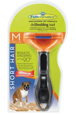 Furminator Hond Kort - Hondenvachtkam - Oranje per stuk Medium