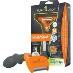 Furminator Hond Kort Haar - Hondenvachtkam - Oranje Medium