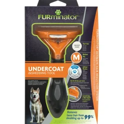 Furminator Hond Kort Haar - Hondenvachtkam - Oranje Medium