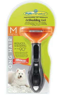 Furminator Hond Lang - Hondenvachtkam - Oranje per stuk Medium