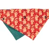 Fuzzyard Honden Bandana En Strik Holly Jolly Cookies - Hondenkleding - S/M