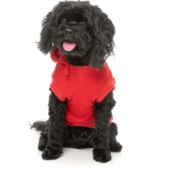 Fuzzyard Honden Hoodie Flash - Hondenkleding - Rood Size 4