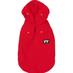 Fuzzyard Honden Hoodie Flash - Hondenkleding - Rood Size 2
