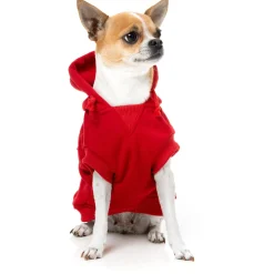 Fuzzyard Honden Hoodie Flash - Hondenkleding - Rood Size 2
