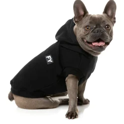 Fuzzyard Honden Hoodie Flash - Hondenkleding - Zwart Size 3