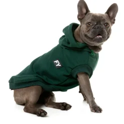 Fuzzyard Honden Hoodie Flash - Hondenkleding - Groen Size 1