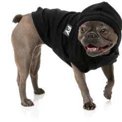 Fuzzyard Honden Hoodie Flash - Hondenkleding - Zwart Size 5