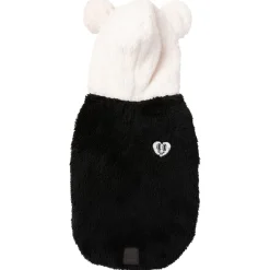 Fuzzyard Honden Hoodie Winnie Panda - Hondenkleding - Zwart Wit Size 2