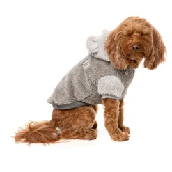 Fuzzyard Honden Hoodie Winnie - Hondenkleding - Grijs Size 5