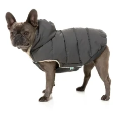 Fuzzyard Hondenjas Essential Puffer - Hondenkleding - Zwart Size 1