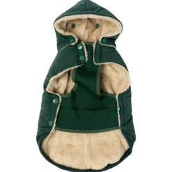 Fuzzyard Hondenjas Essential Puffer - Hondenkleding - Groen Size 2