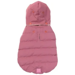 Fuzzyard Hondenjas Essential Puffer Delicaat Roze - Hondenkleding