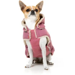 Fuzzyard Hondenjas Essential Puffer Delicaat Roze - Hondenkleding