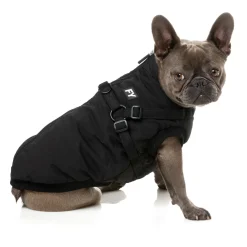 Fuzzyard Hondenjas Flash - Hondenkleding - Zwart Size 5