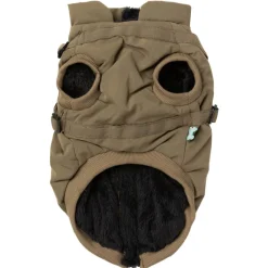 Fuzzyard Hondenjas Flash - Hondenkleding - Kaki Size 4