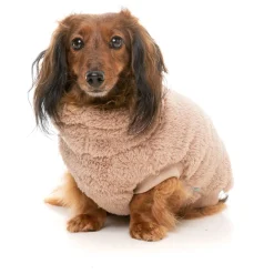 Fuzzyard Hondentrui Turtle Teddy - Hondenkleding - Lichtbruin Size 1