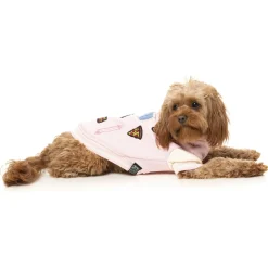 Fuzzyard The Letterman Jacket Pink - Hondenkleding