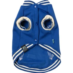 Fuzzyard The Letterman Jacket Blauw - Hondenkleding