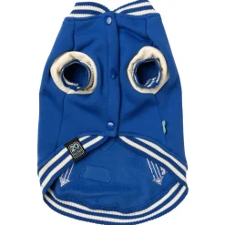 Fuzzyard The Letterman Jacket Blauw - Hondenkleding