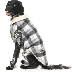 Fuzzyard The Lumberjack Grijs&Wit - Hondenkleding