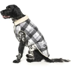 Fuzzyard The Lumberjack Grijs&Wit - Hondenkleding