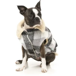 Fuzzyard The Lumberjack Grijs&Wit - Hondenkleding