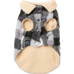 Fuzzyard The Lumberjack Grijs&Wit - Hondenkleding