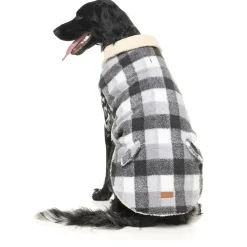 Fuzzyard The Lumberjack Grijs&Wit - Hondenkleding