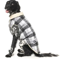Fuzzyard The Lumberjack Grijs&Wit - Hondenkleding
