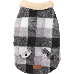 Fuzzyard The Lumberjack Grijs&Wit - Hondenkleding